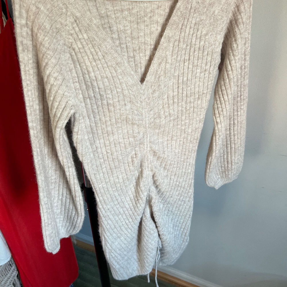 Front Tie Knit Mini Dress - BB Dakota